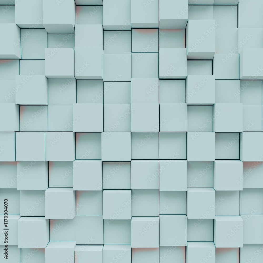 Poster abstract 3d cube pattern geometric background texture