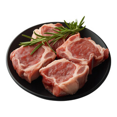 raw pork chops