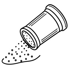 Salt Shaker Icon. Vector illustration