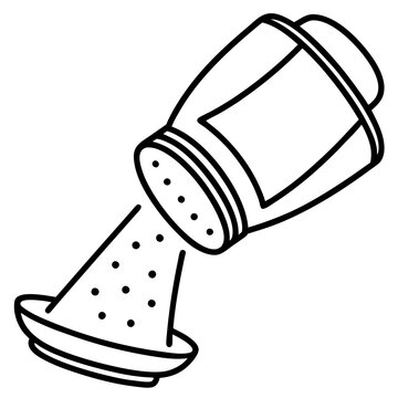 recommend clip art: Salt Shaker Icon. Vector illustration