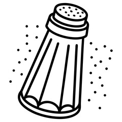 Salt Shaker Icon. Vector illustration