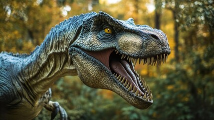 Obraz premium Majestic Tyrannosaurus Rex: A Prehistoric Beast