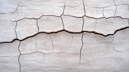 Obraz premium Cracked dry earth texture with natural patterns and fine details
