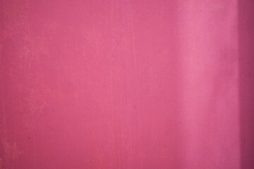 Faded pink walls.
