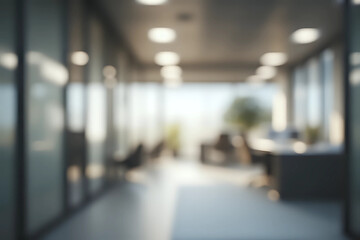 Abstract blurred office interior space background - Business concept