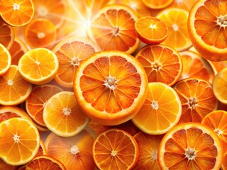 Long exposure captures swirling orange segments, a clean backdrop highlighting their motion.