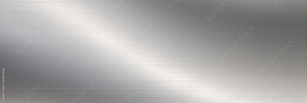 Poster fine brushed wide metal surface with smooth texture and subtle gradient ideal for backgrounds in gra