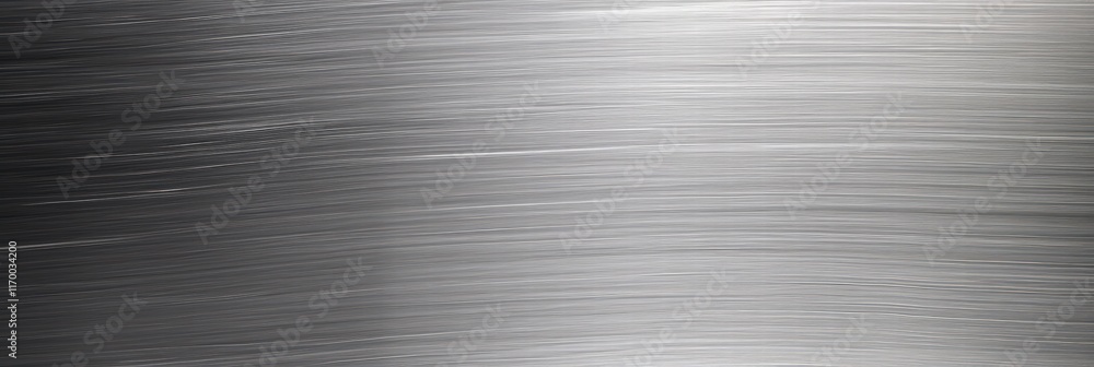 Poster fine brushed wide metal texture background image with subtle patterns in silver and gray for design 