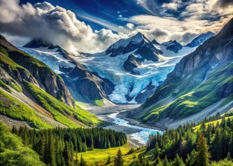 Explore Owen Valley's breathtaking glacier scenery; majestic mountains, icy beauty, and natural wonders await.