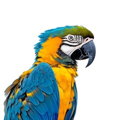 Fototapeta premium blue and yellow macaw ara