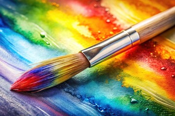 Obraz premium Isolated watercolor paint, high-resolution texture, artistic background for design.