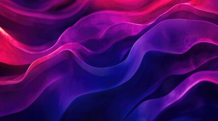 Fototapeta premium Purple and pink swirling patterns against a dark background.