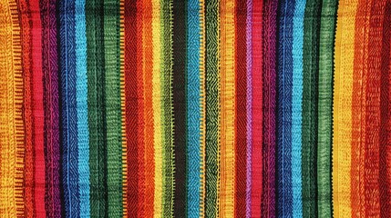 This is a vivid, multi-colored stripe pattern that could be used for various creative purposes such as wall art or textile design.