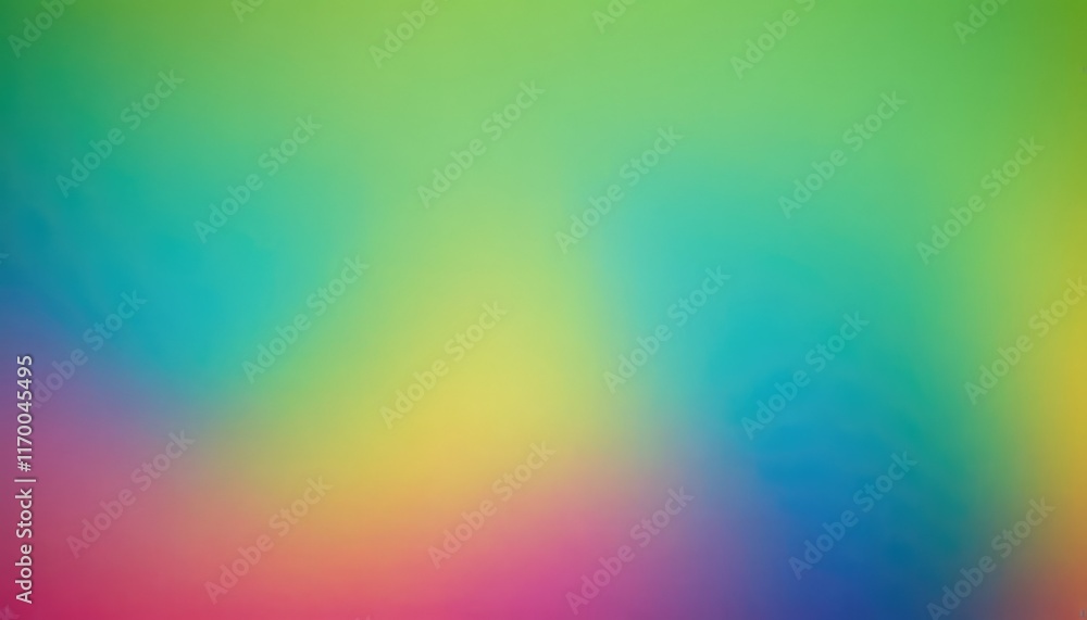 Poster Blurred gradient abstract background with vivid primary colors
2