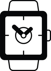 A watch with the hands on the numbers 3 and 9