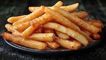 french fries with ketchup
