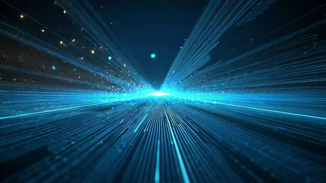 Abstract flight in space hyper jump