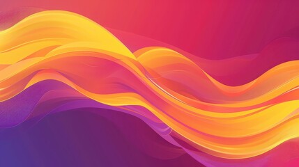 Obraz premium Vibrant gradient with fiery oranges, reds, and yellows creating an abstract flame effect.