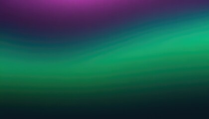 Fototapeta premium Blurred color gradient purple green blue grainy color gradient background dark abstract backdrop 2