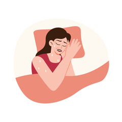 Women Menopause Symptoms Night Sweats