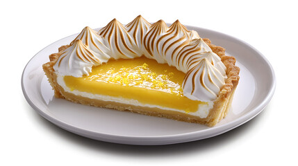Luxurious French Lemon Tart with Beautiful Meringue Topping