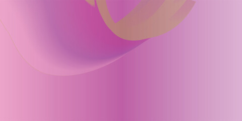 Abstract 3d illustration of pink sphere changing geometric shapes and curving in endless loop of lines with violet shadows against gradient background