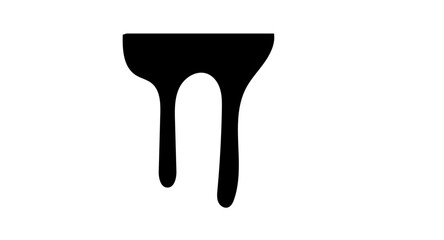 Dripping paint drips background. Excellent drips illustration. lowing liquid. Stencil drops. Paint splatter. Molten. Chocolate drops. Oil drop. Only commercial use. Vector illustration