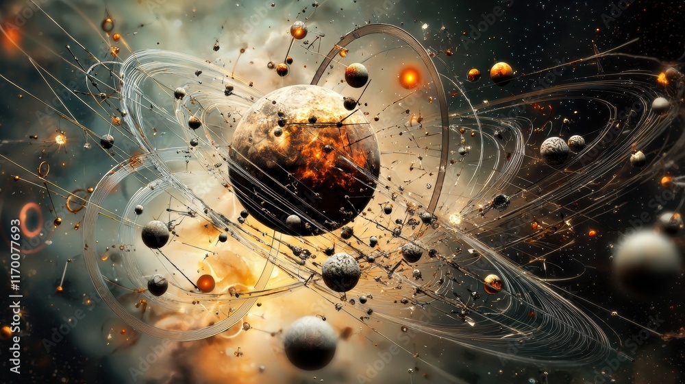 Poster Exploring the trivitino particle dynamics within a quantum e field a scientific perspective on cosmic phenomena