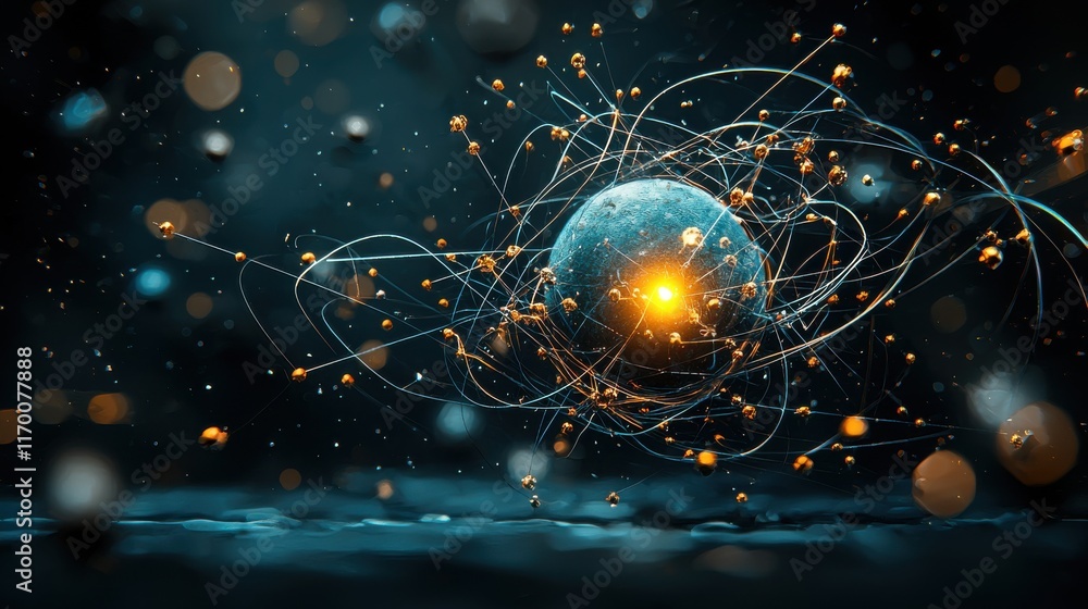 Poster Trivitino particles emitting radiant energy in a dark standard an exploration of particle physics in a cosmic environment