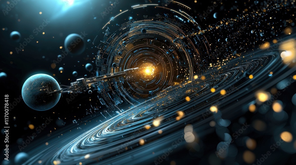 Poster Trivitino particles interacting with a black hole exploring the energetic dynamics in cosmic environments