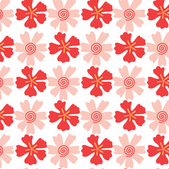 seamless pattern with flowers