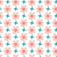 seamless pattern with flowers
