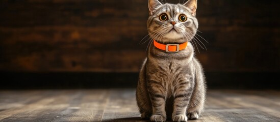 Cozy modern office with rustic charm showcasing an inviting atmosphere and a curious cat adding warmth to the workspace.