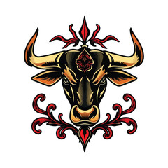 Steer / Bull Logomark Logo Icon