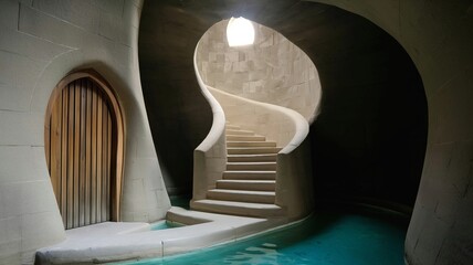 Obraz premium stone arch in the castle