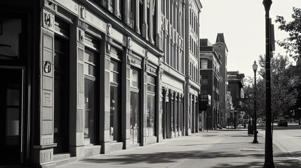 Black and White City Street Photography: Classic Architecture and Urban Details