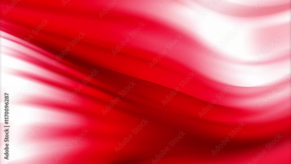 Poster dynamic red wave a vivid animated background