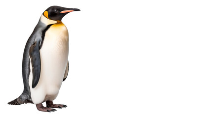 Fototapeta premium Penguin isolated on transparent background