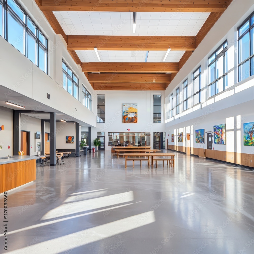 Aufkleber collaborative learning space event in community center public programs and community involvement in 