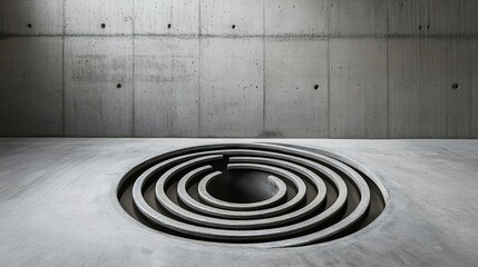 Concrete Spiral: Modern Architectural Design