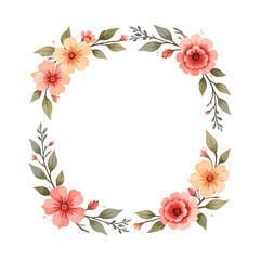 Fototapeta premium Spring concept vector illustration on white background