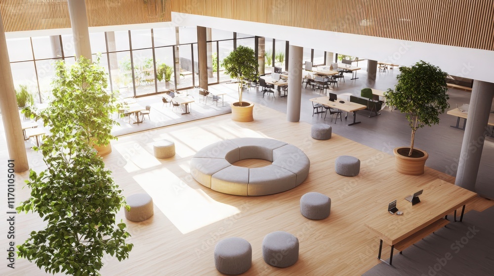 Poster collaborative learning space designing customer-centric environments with feedback integration for e