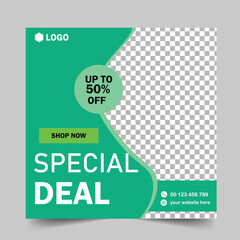 Social Media Banners for Digital Marketing. Promotion Brand Fashion.