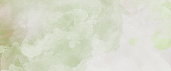 Obraz premium Delicate green yellow abstract watercolor background. Great for textures
