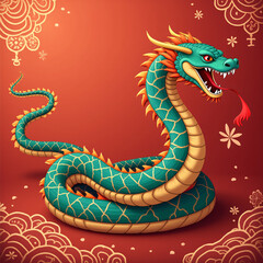 Obraz premium Chinese new year 2025