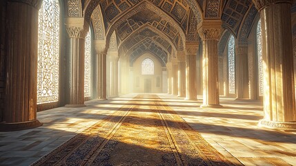 Obraz premium Mosque complex from Birds eyes