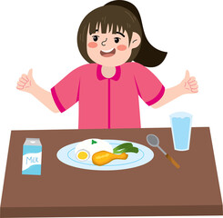 Breakfast before activity