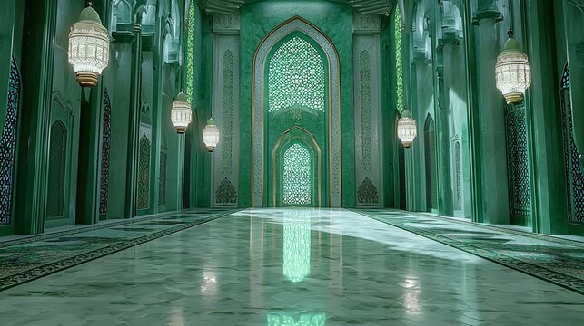 Photos with Islamic nuances with beautiful mosque backgrounds for major Islamic holidays