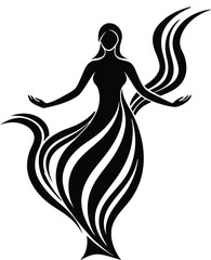 A women fashion vector art