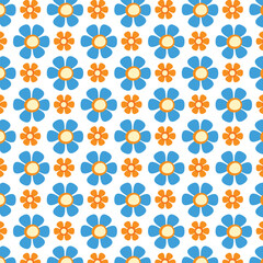 seamless pattern with flowers